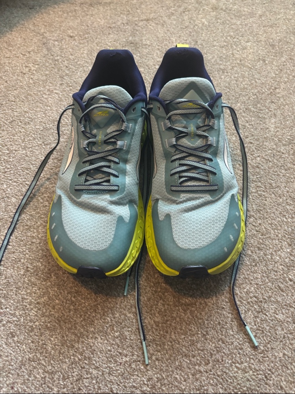 Altra Women's Running Shoes - Teal with Yellow Accents